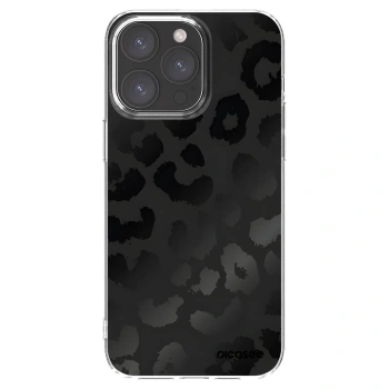 Picasee átlátszó szilikon tok az alábbi mobiltelefonokra Apple iPhone 15 Pro Max - Midnight Leopard