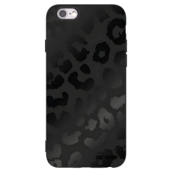 Picasee fekete szilikon tok az alábbi mobiltelefonokra Apple iPhone 6/6S - Midnight Leopard
