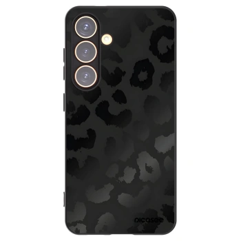 Picasee fekete szilikon tok az alábbi mobiltelefonokra Samsung Galaxy S24 S921B 5G - Midnight Leopard