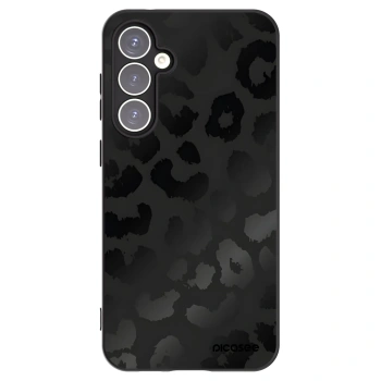 Picasee fekete szilikon tok az alábbi mobiltelefonokra Samsung Galaxy S23 FE S711B - Midnight Leopard