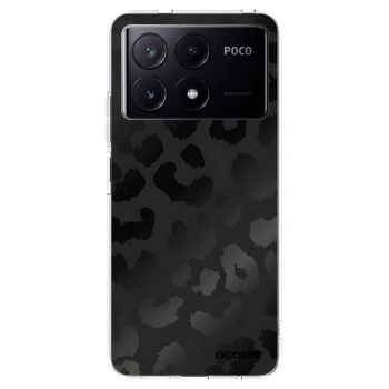 Picasee átlátszó szilikon tok az alábbi mobiltelefonokra Xiaomi Poco X6 Pro - Midnight Leopard