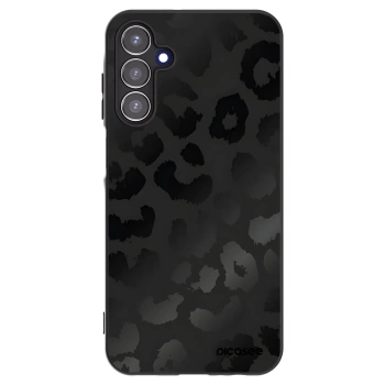 Picasee fekete szilikon tok az alábbi mobiltelefonokra Samsung Galaxy A15 A156B 5G - Midnight Leopard
