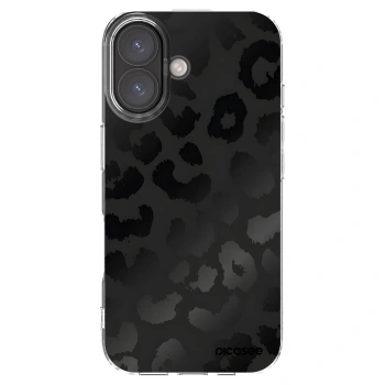 Picasee átlátszó szilikon tok az alábbi mobiltelefonokra Apple iPhone 16 - Midnight Leopard