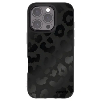 Picasee fekete szilikon tok az alábbi mobiltelefonokra Apple iPhone 16 Pro - Midnight Leopard