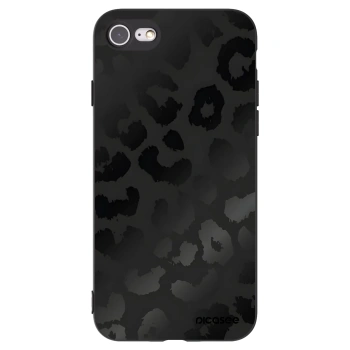 Picasee fekete szilikon tok az alábbi mobiltelefonokra Apple iPhone 8 - Midnight Leopard