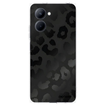 Picasee átlátszó szilikon tok az alábbi mobiltelefonokra Realme C33 (2023) - Midnight Leopard