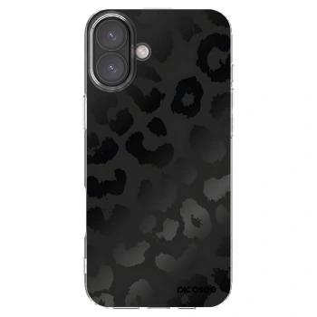 Picasee átlátszó szilikon tok az alábbi mobiltelefonokra Apple iPhone 16 Plus - Midnight Leopard
