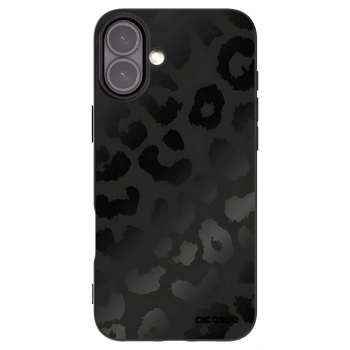 Picasee fekete szilikon tok az alábbi mobiltelefonokra Apple iPhone 16 Plus - Midnight Leopard