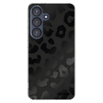 Picasee átlátszó szilikon tok az alábbi mobiltelefonokra Samsung Galaxy S25 5G - Midnight Leopard