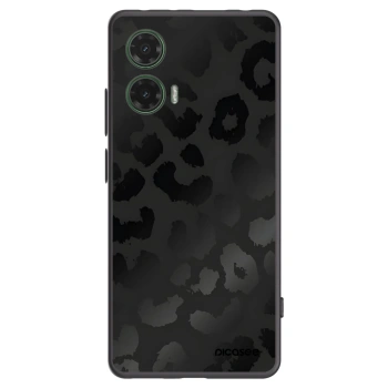 Picasee fekete szilikon tok az alábbi mobiltelefonokra Motorola Moto G35 5G - Midnight Leopard
