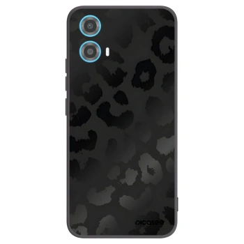 Picasee fekete szilikon tok az alábbi mobiltelefonokra Motorola Moto G34 5G - Midnight Leopard