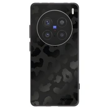 Picasee fekete szilikon tok az alábbi mobiltelefonokra Vivo X200 Pro - Midnight Leopard