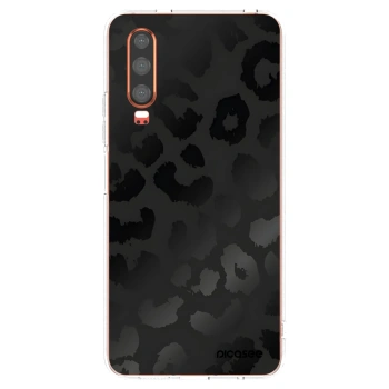 Picasee átlátszó szilikon tok az alábbi mobiltelefonokra Huawei P30 - Midnight Leopard