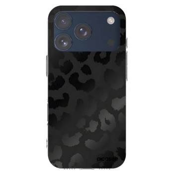 Picasee átlátszó szilikon tok az alábbi mobiltelefonokra Apple iPhone 17 Pro - Midnight Leopard