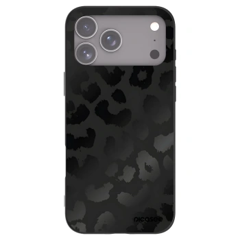 Picasee fekete szilikon tok az alábbi mobiltelefonokra Apple iPhone 17 Pro Max - Midnight Leopard