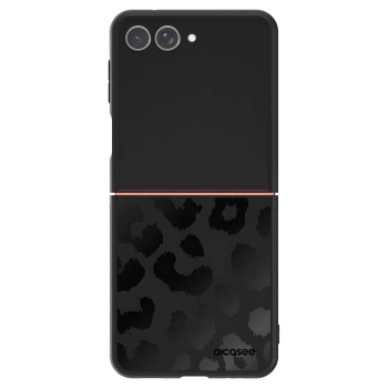 Szilikon tok erre a típusra Samsung Galaxy Z Flip7 5G - Midnight Leopard