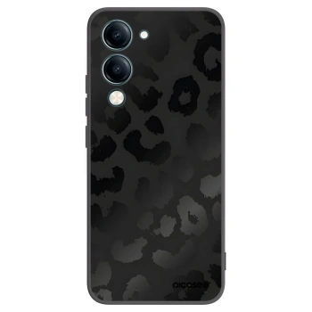 Picasee fekete szilikon tok az alábbi mobiltelefonokra Vivo Y29s 5G - Midnight Leopard
