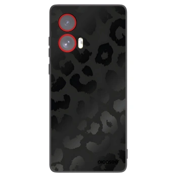 Picasee fekete szilikon tok az alábbi mobiltelefonokra Motorola Edge 50 Fusion - Midnight Leopard