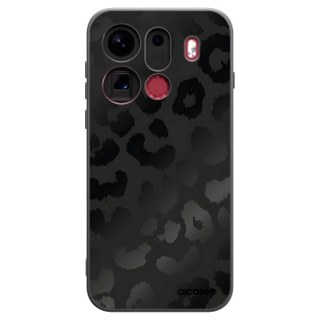 Picasee fekete szilikon tok az alábbi mobiltelefonokra OPPO Find X9 Pro - Midnight Leopard