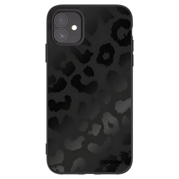 Picasee fekete szilikon tok az alábbi mobiltelefonokra Apple iPhone 11 - Midnight Leopard