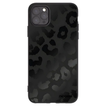 Picasee fekete szilikon tok az alábbi mobiltelefonokra Apple iPhone 11 Pro Max - Midnight Leopard