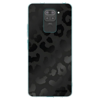 Picasee fekete szilikon tok az alábbi mobiltelefonokra Xiaomi Redmi Note 9 - Midnight Leopard