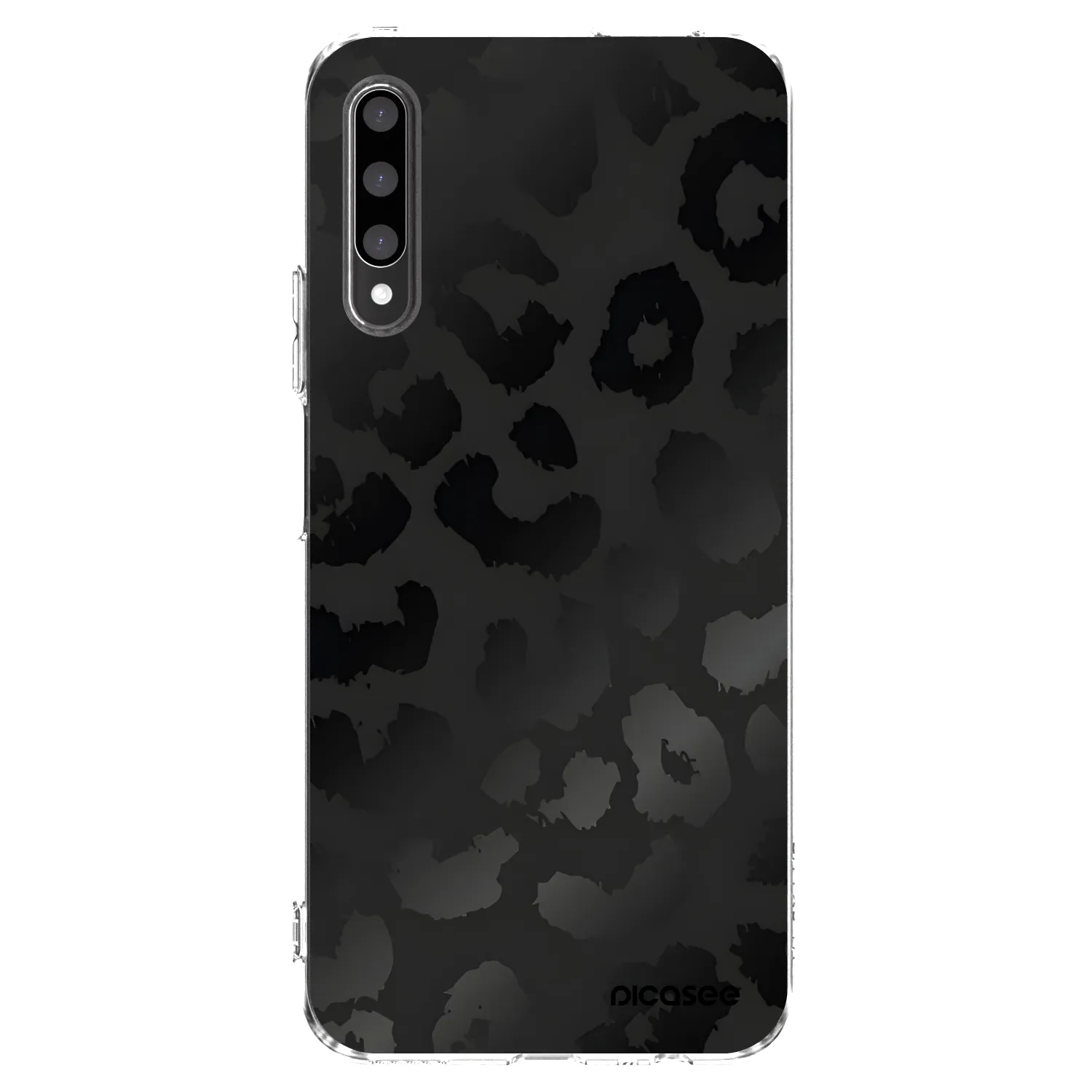 Picasee átlátszó szilikon tok az alábbi mobiltelefonokra Honor 9X Pro - Midnight Leopard