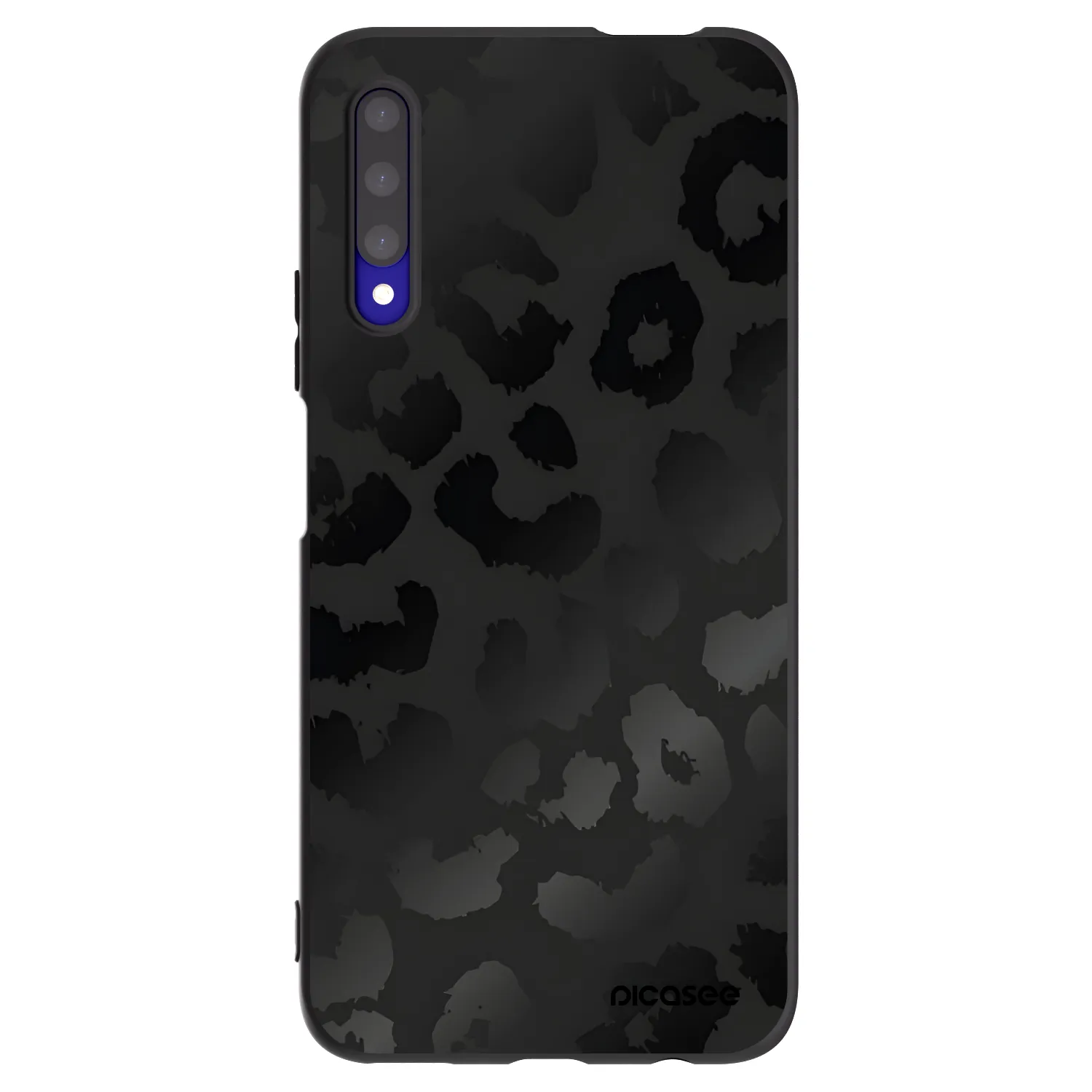 Picasee fekete szilikon tok az alábbi mobiltelefonokra Honor 9X Pro - Midnight Leopard