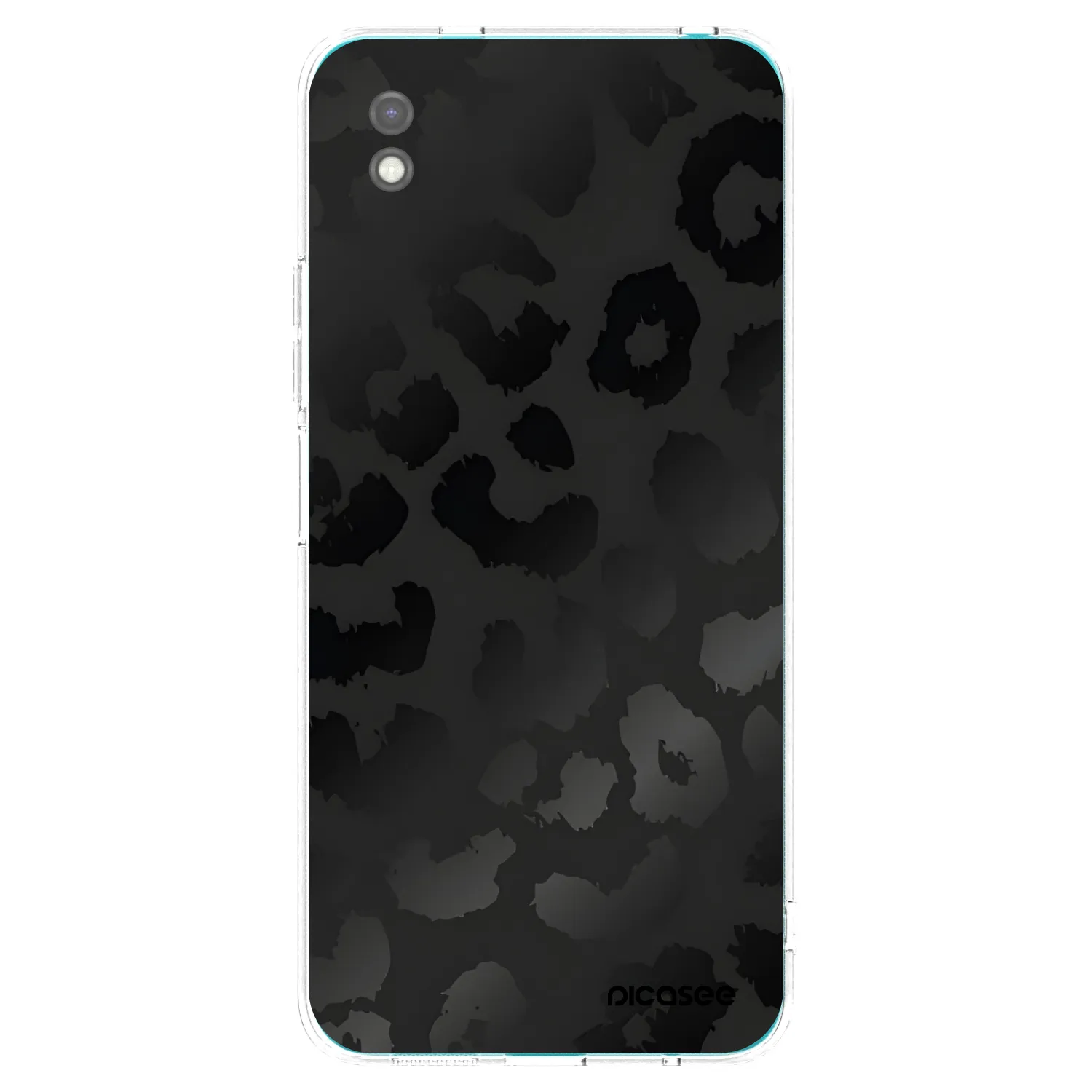 Picasee fekete szilikon tok az alábbi mobiltelefonokra Xiaomi Redmi 9A - Midnight Leopard