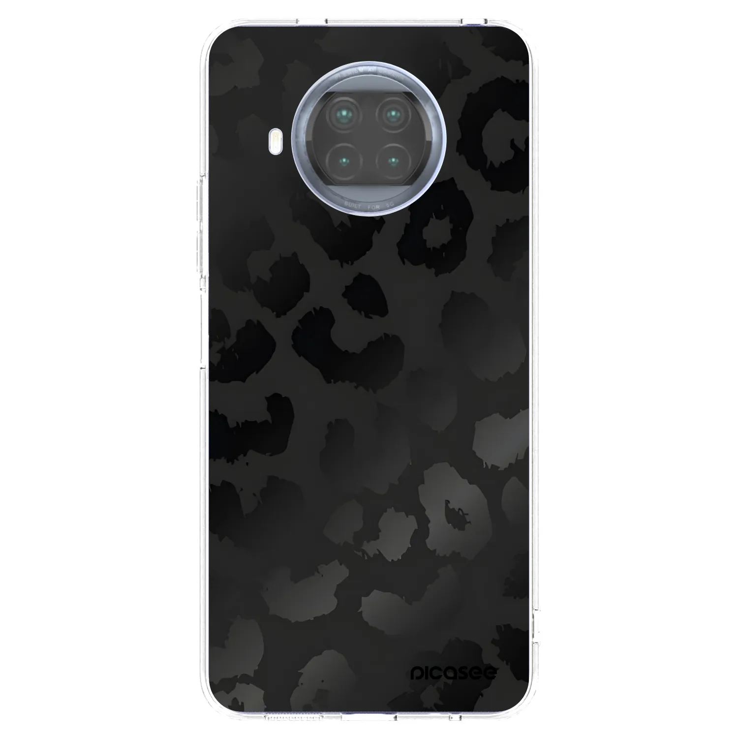 Picasee átlátszó szilikon tok az alábbi mobiltelefonokra Xiaomi Mi 10T Lite - Midnight Leopard