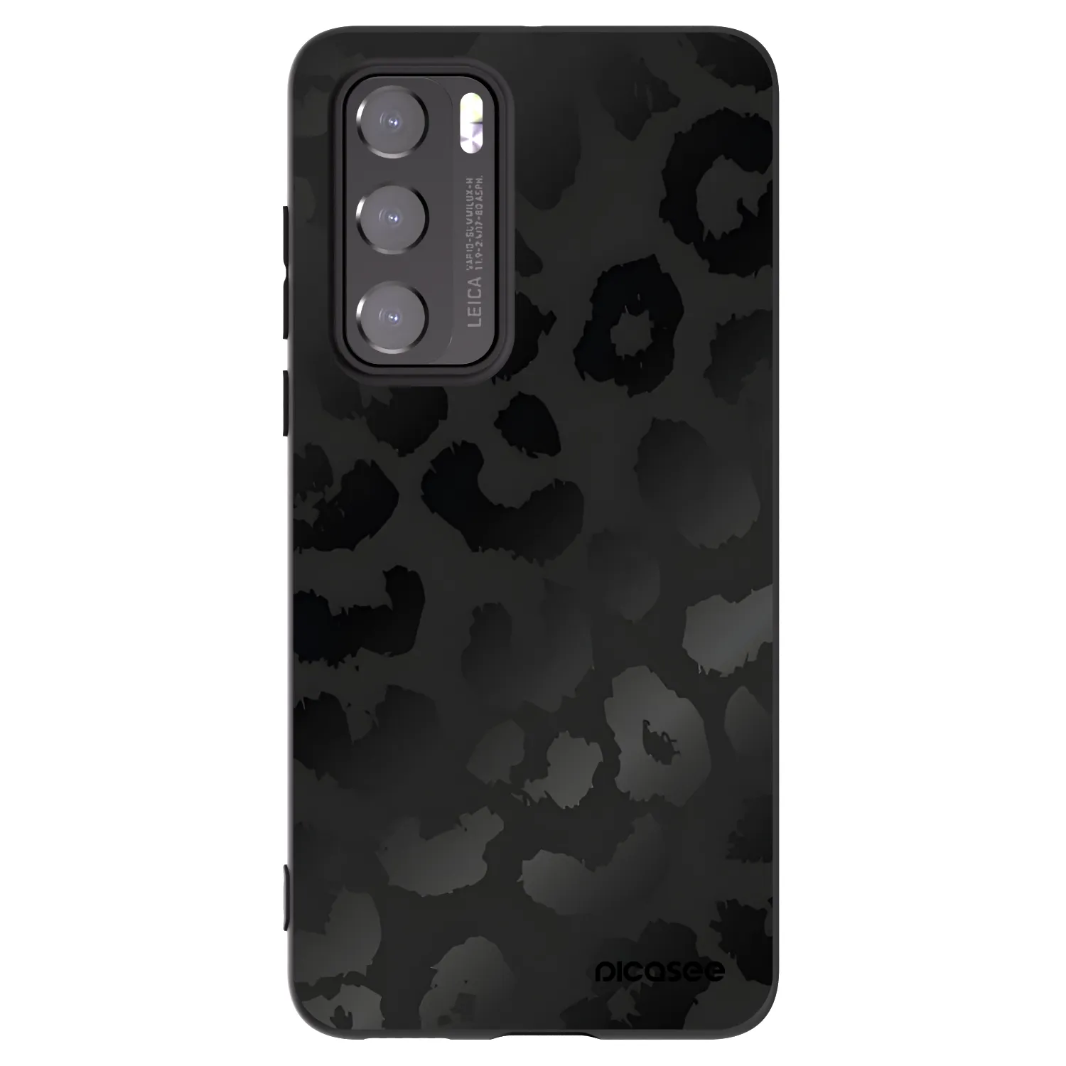 Picasee fekete szilikon tok az alábbi mobiltelefonokra Huawei P40 - Midnight Leopard