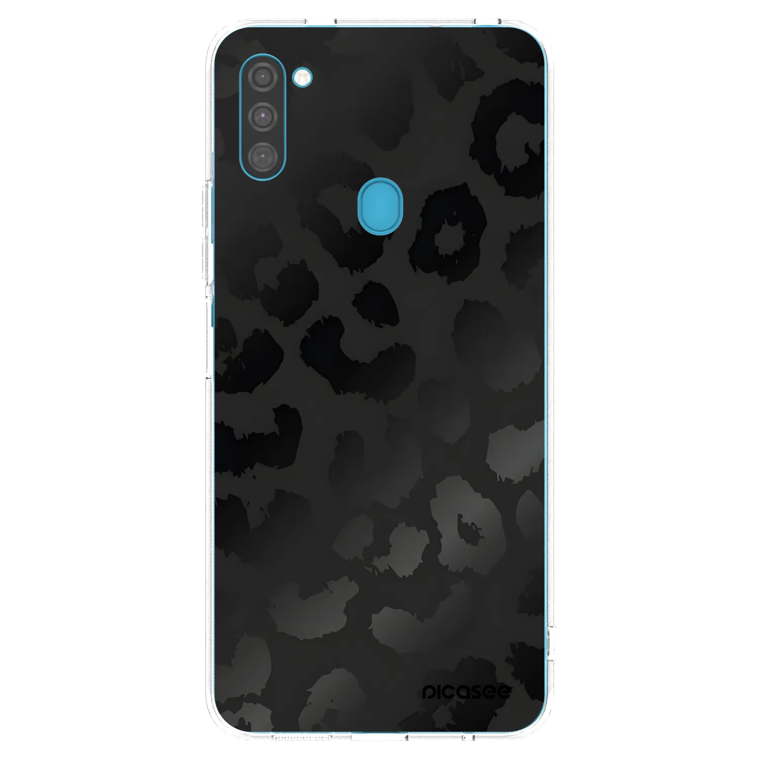 Picasee átlátszó szilikon tok az alábbi mobiltelefonokra Samsung Galaxy M11 - Midnight Leopard