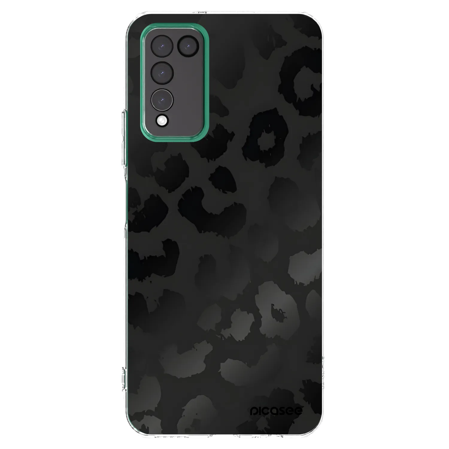 Picasee átlátszó szilikon tok az alábbi mobiltelefonokra Honor 10X Lite - Midnight Leopard