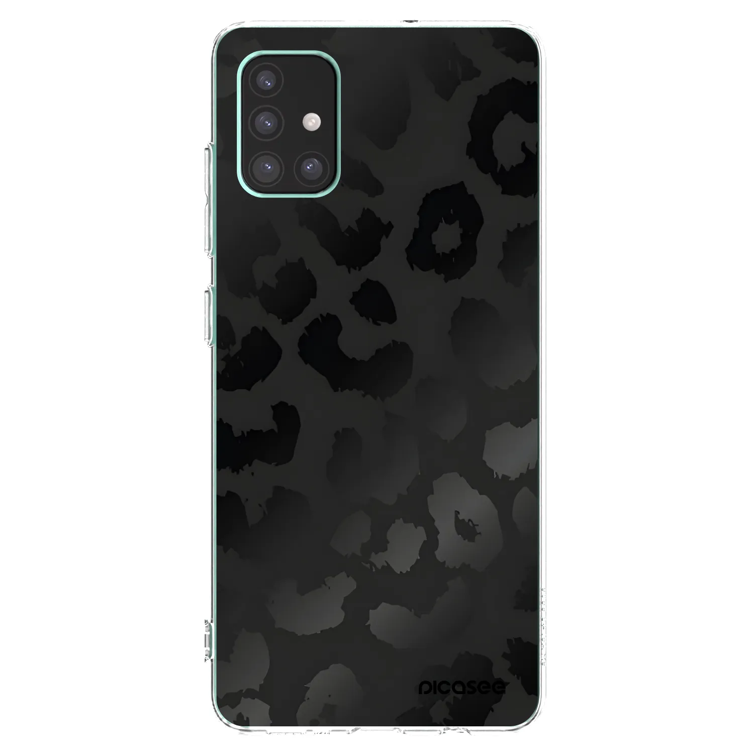Picasee átlátszó szilikon tok az alábbi mobiltelefonokra Samsung Galaxy M51 M515F - Midnight Leopard