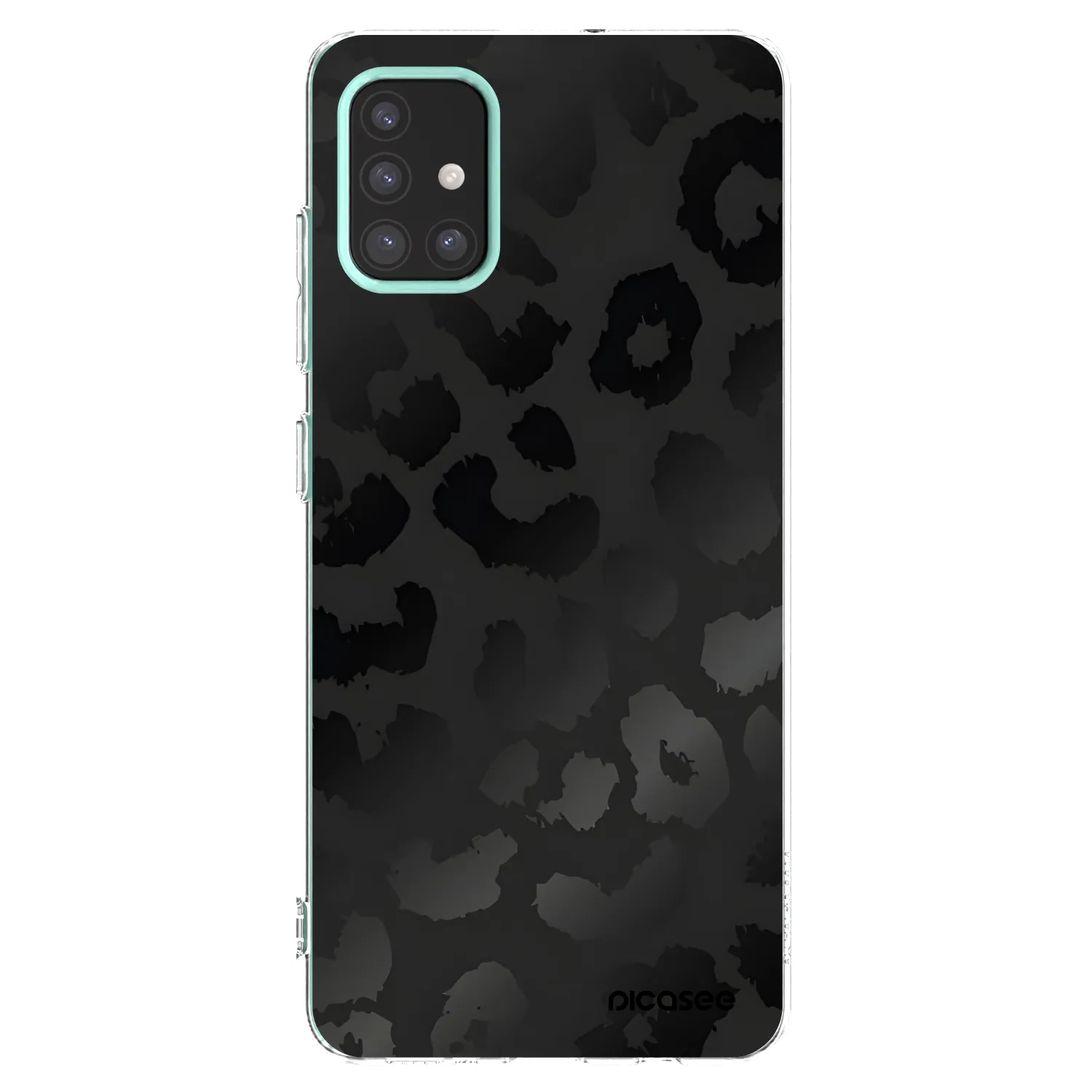 Picasee átlátszó szilikon tok az alábbi mobiltelefonokra Samsung Galaxy M31s - Midnight Leopard