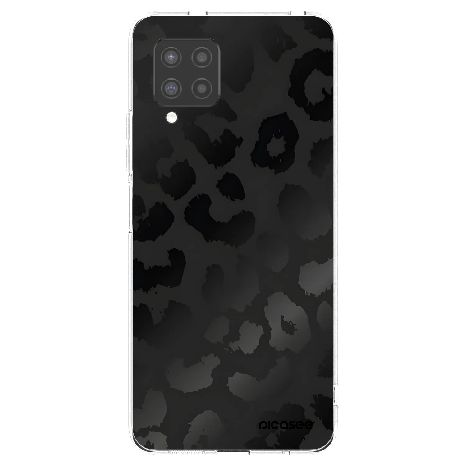 Picasee átlátszó szilikon tok az alábbi mobiltelefonokra Samsung Galaxy A42 A426B - Midnight Leopard
