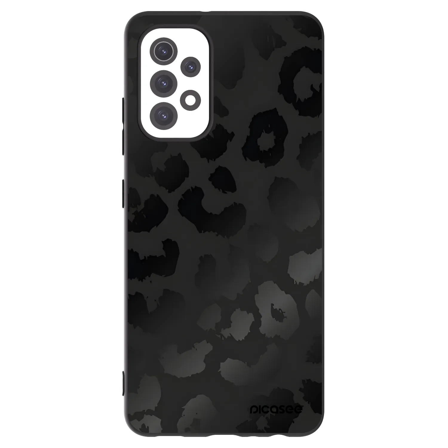 Picasee fekete szilikon tok az alábbi mobiltelefonokra Samsung Galaxy A32 5G A326B - Midnight Leopard
