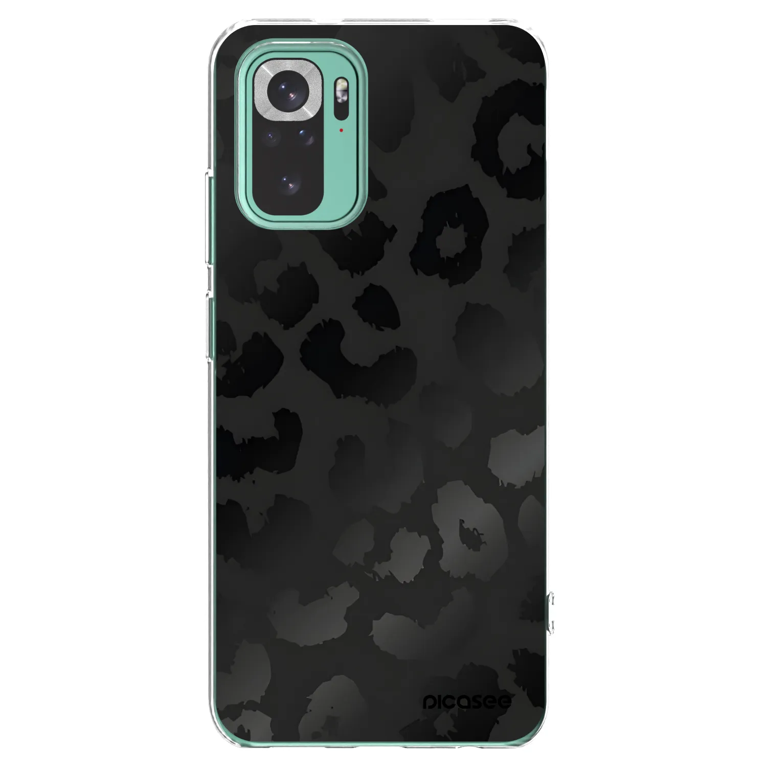 Picasee átlátszó szilikon tok az alábbi mobiltelefonokra Xiaomi Redmi Note 10 Pro - Midnight Leopard