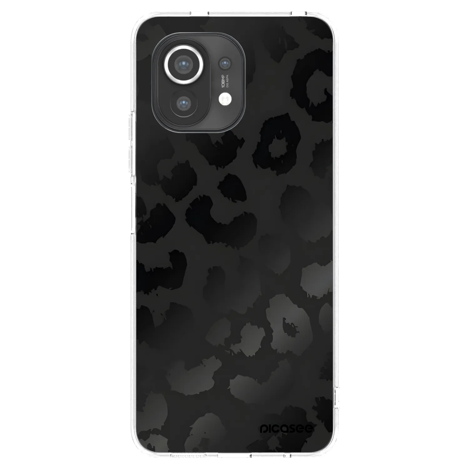 Picasee átlátszó szilikon tok az alábbi mobiltelefonokra Xiaomi Mi 11 - Midnight Leopard