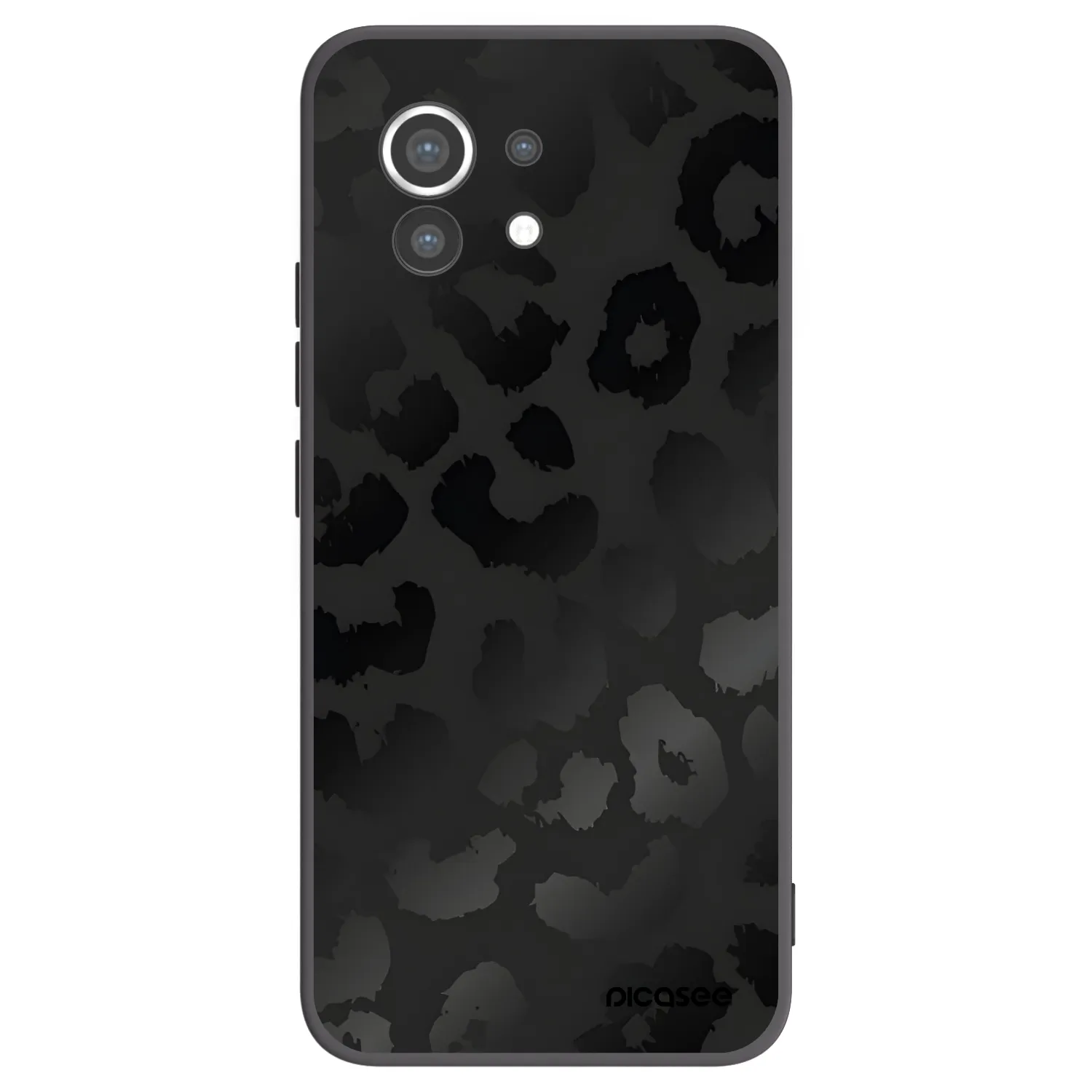 Picasee fekete szilikon tok az alábbi mobiltelefonokra Xiaomi Mi 11 - Midnight Leopard