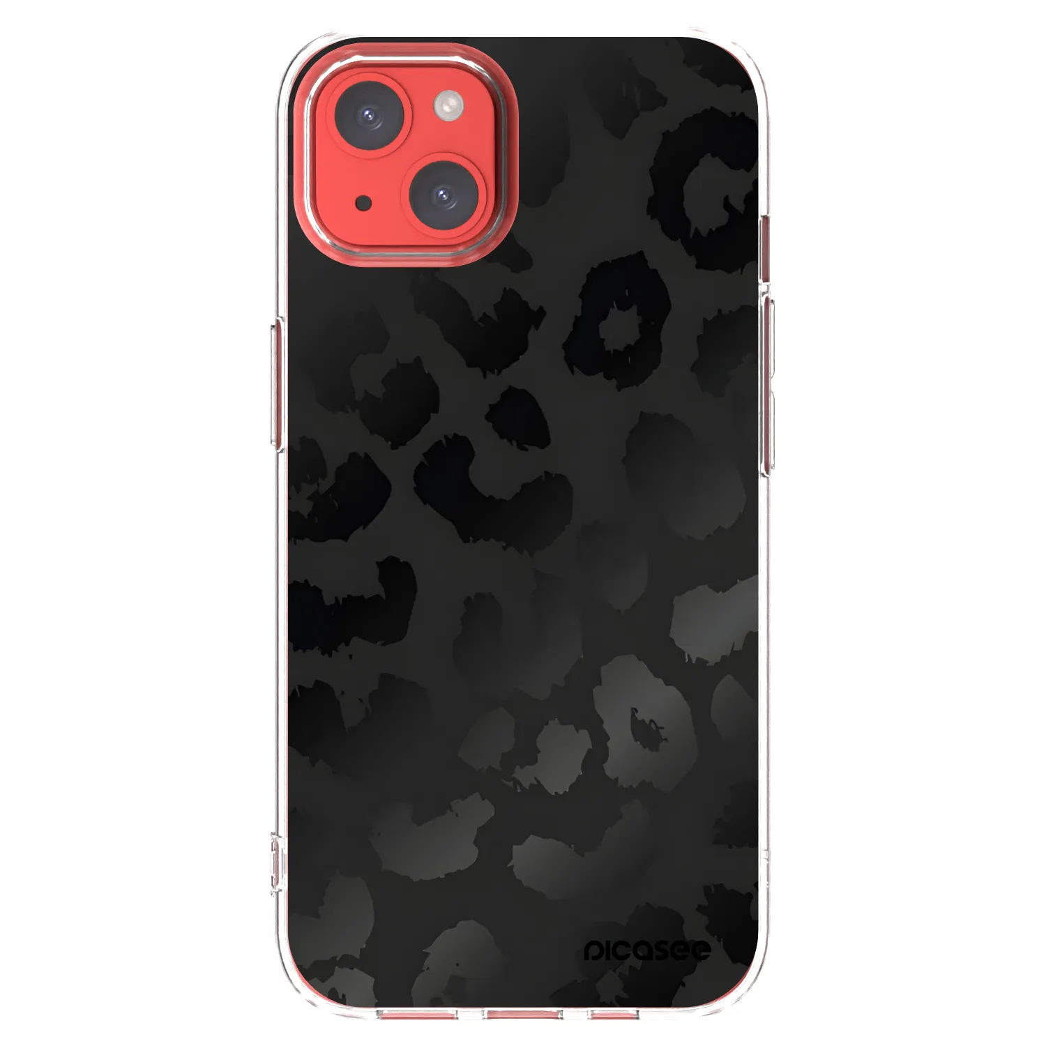 Picasee átlátszó szilikon tok az alábbi mobiltelefonokra Apple iPhone 13 - Midnight Leopard