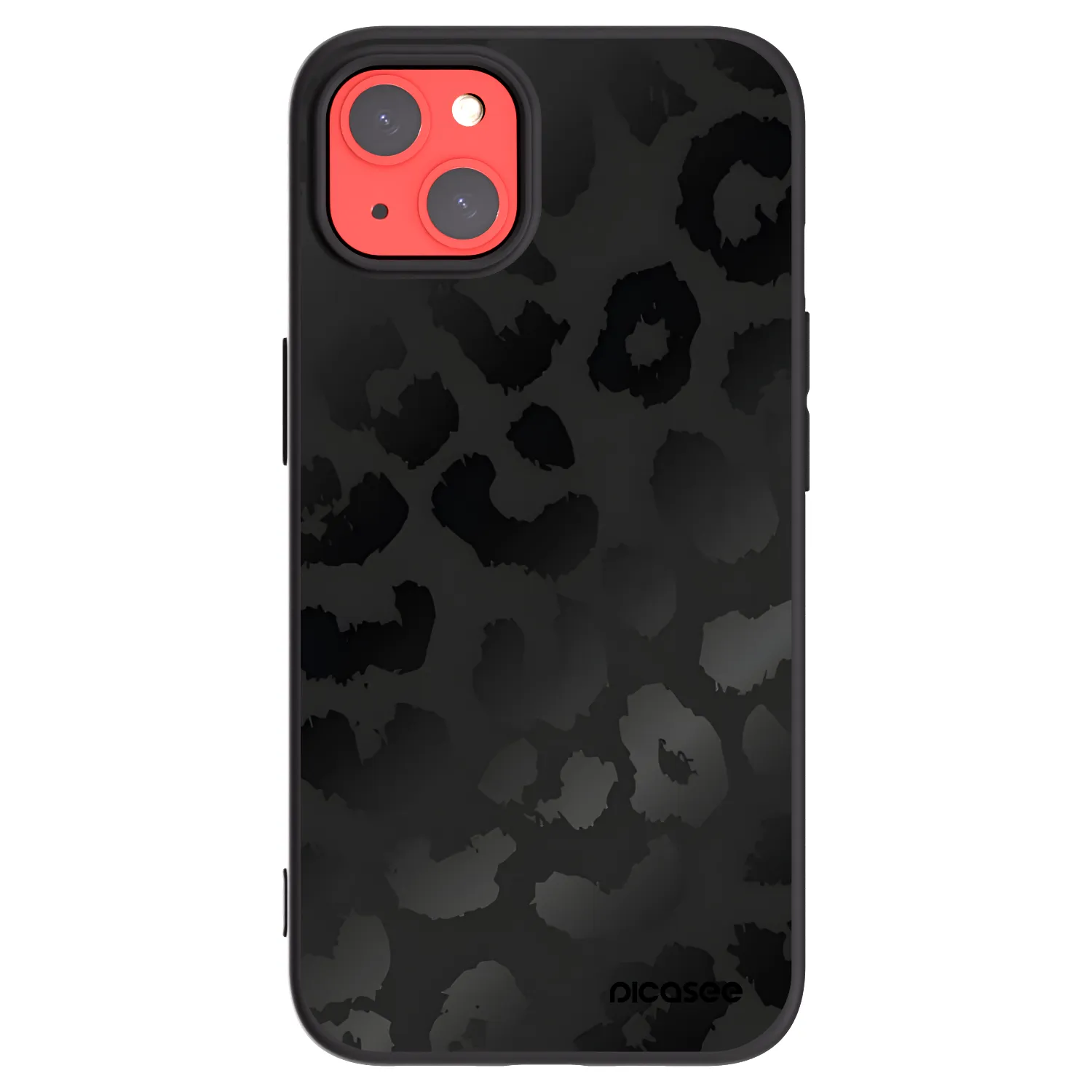 Picasee fekete szilikon tok az alábbi mobiltelefonokra Apple iPhone 13 - Midnight Leopard