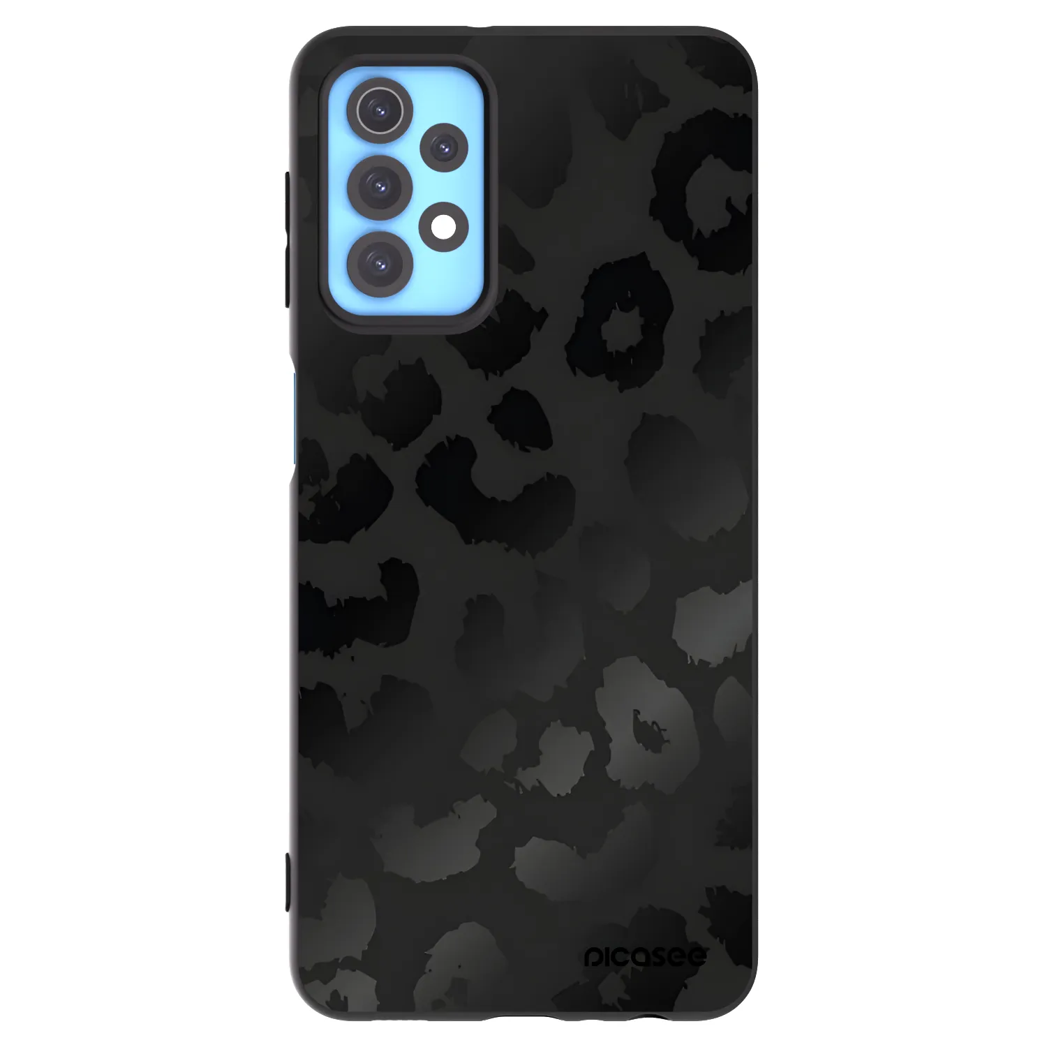 Picasee fekete szilikon tok az alábbi mobiltelefonokra Samsung Galaxy A32 4G SM-A325F - Midnight Leopard