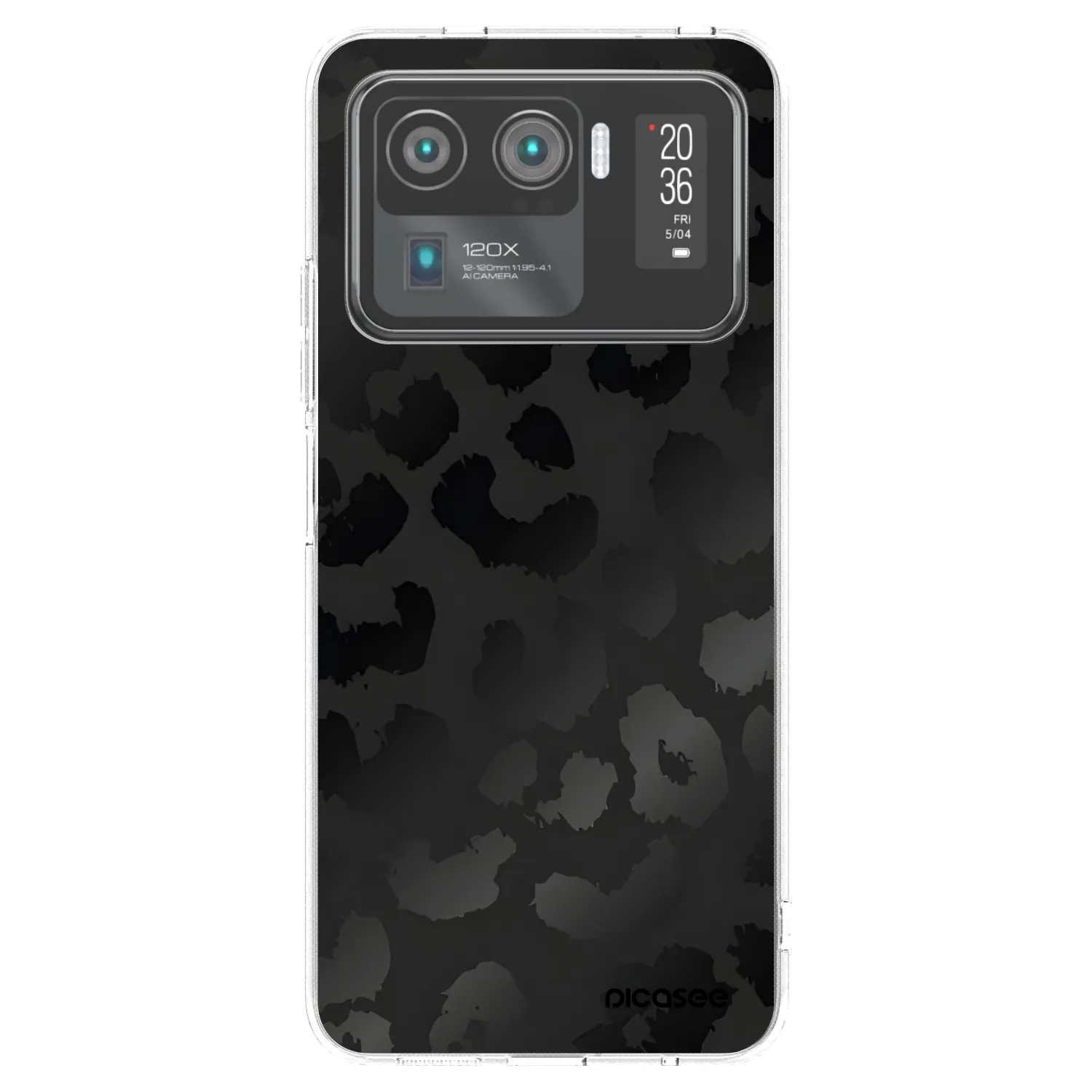 Picasee átlátszó szilikon tok az alábbi mobiltelefonokra Xiaomi Mi 11 Ultra - Midnight Leopard