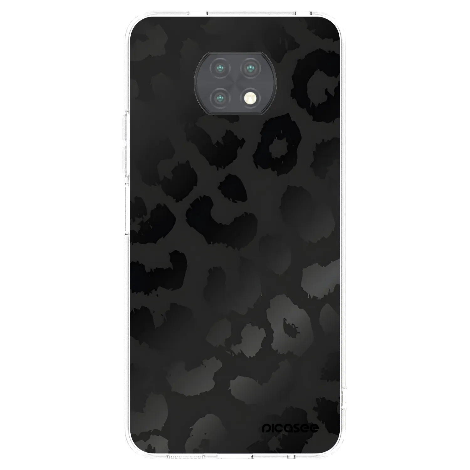 Picasee átlátszó szilikon tok az alábbi mobiltelefonokra Xiaomi Redmi Note 9T - Midnight Leopard