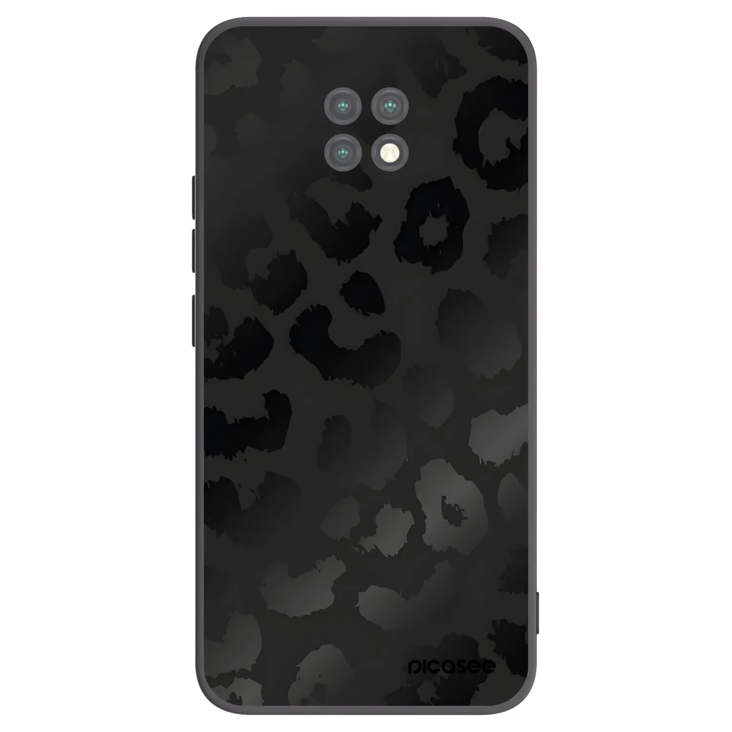 Picasee fekete szilikon tok az alábbi mobiltelefonokra Xiaomi Redmi Note 9T - Midnight Leopard