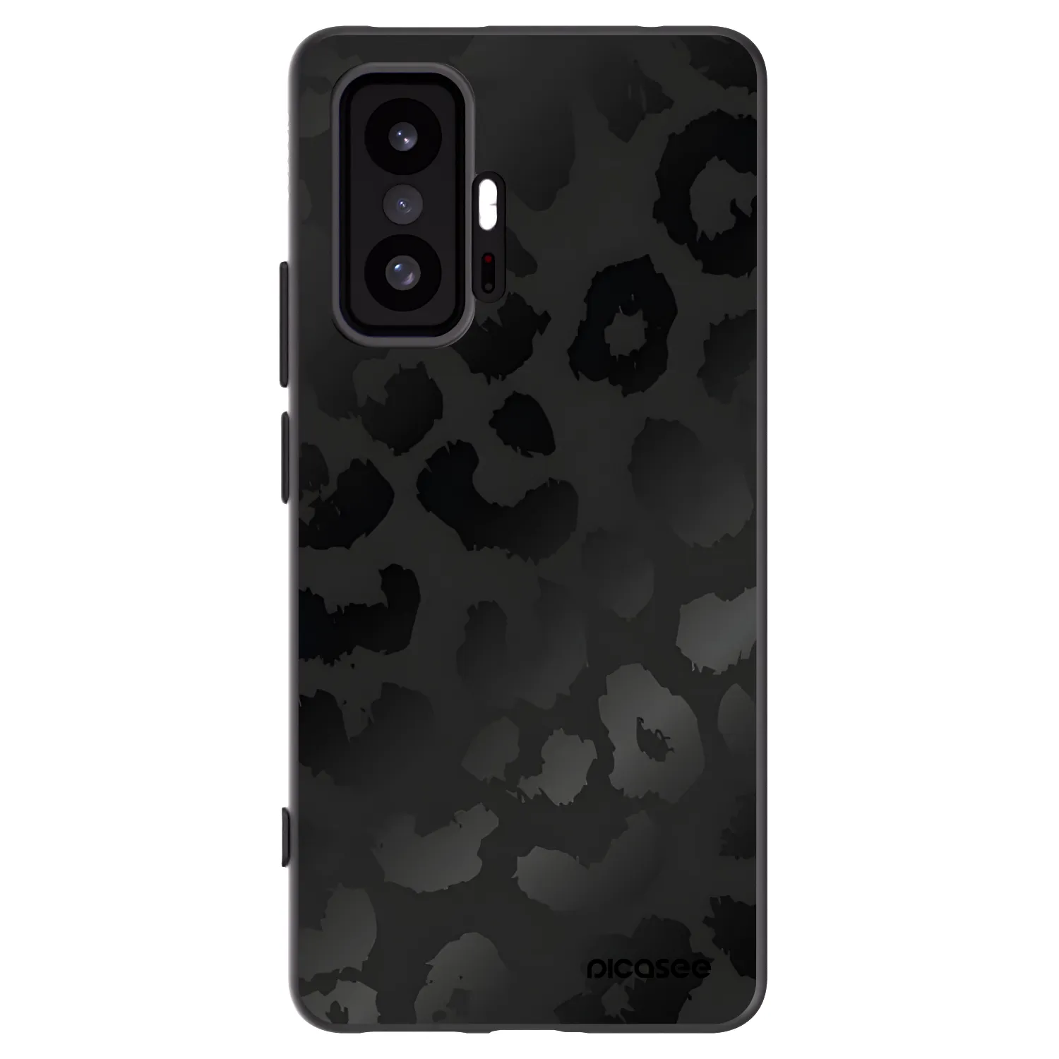 Picasee fekete szilikon tok az alábbi mobiltelefonokra Xiaomi 11T Pro - Midnight Leopard