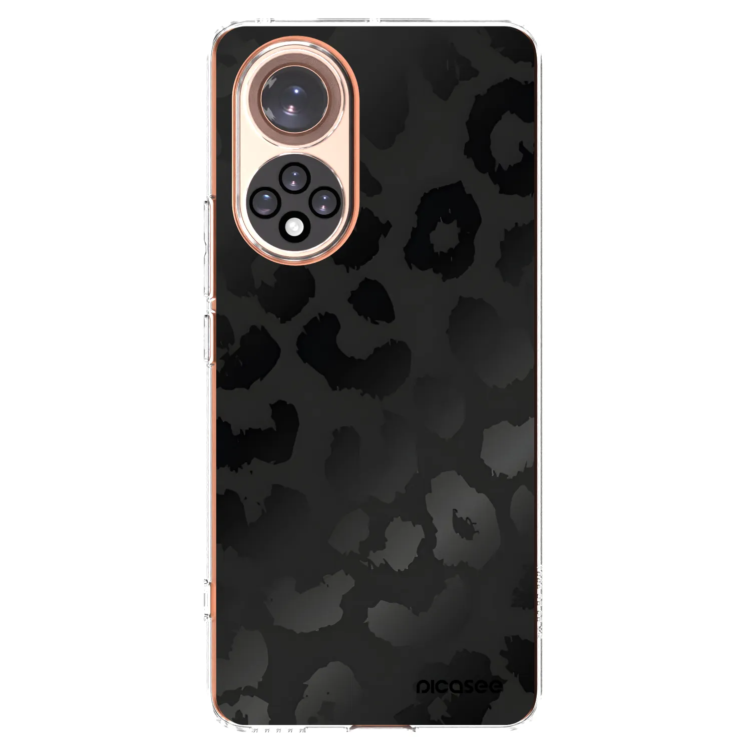 Picasee átlátszó szilikon tok az alábbi mobiltelefonokra Honor 50 5G - Midnight Leopard