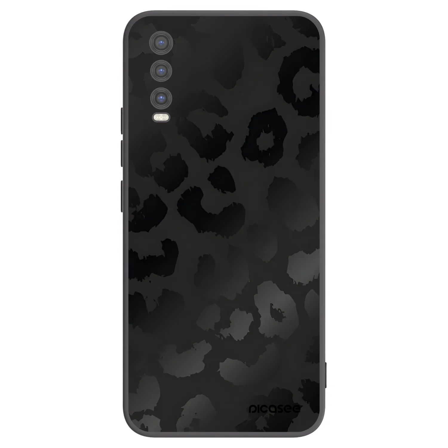 Picasee fekete szilikon tok az alábbi mobiltelefonokra Vivo Y20s - Midnight Leopard