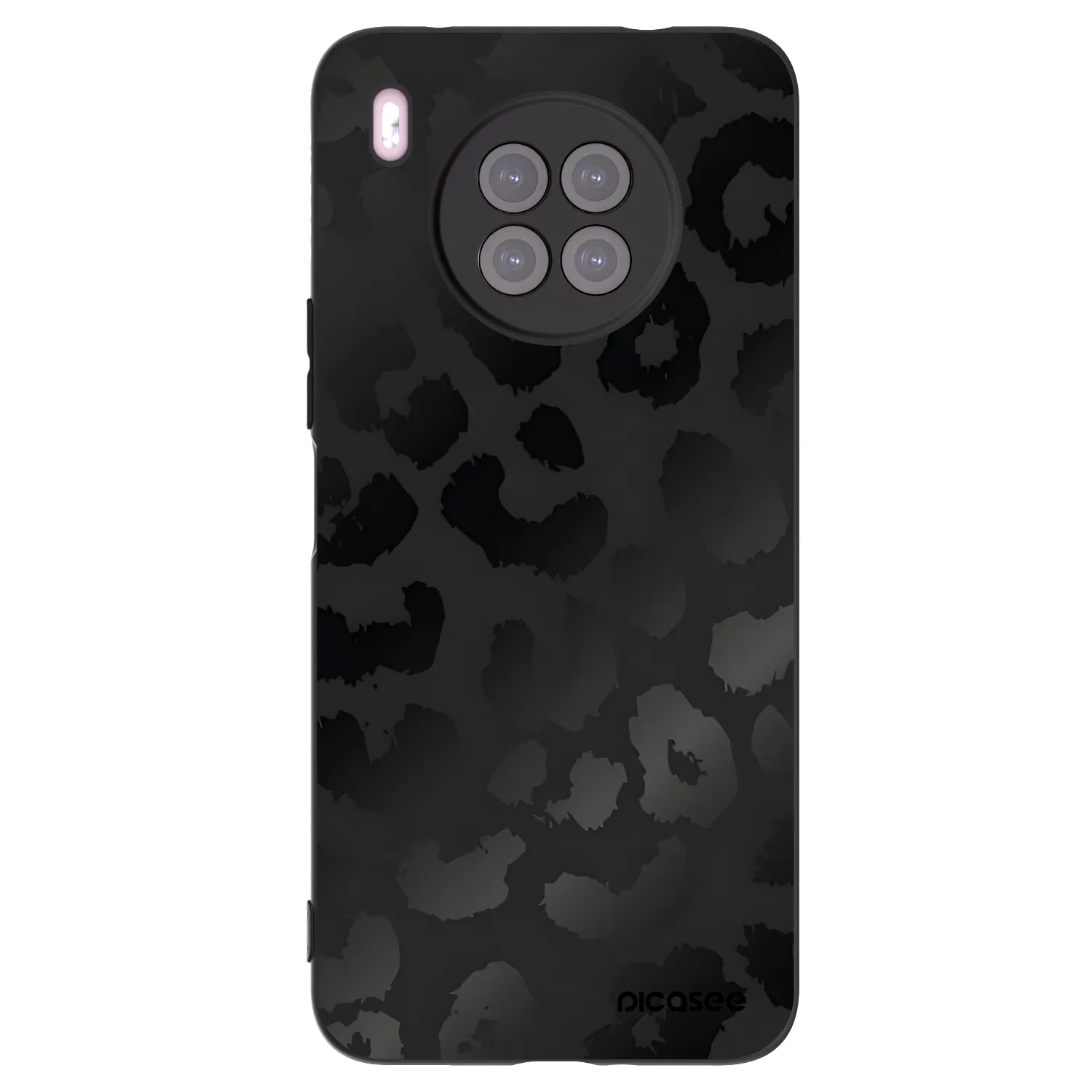 Picasee fekete szilikon tok az alábbi mobiltelefonokra Huawei Nova 8i - Midnight Leopard